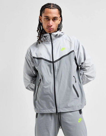Nike Tech Woven Full Zip Hooded Jacket - kleostreetwear