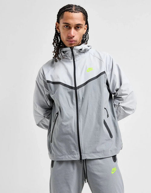 Nike Tech Woven Full Zip Hooded Jacket - kleostreetwear