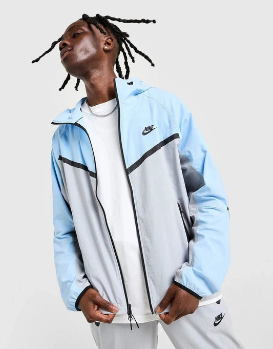 Nike Tech Woven Full Zip Hooded Jacket - kleostreetwear