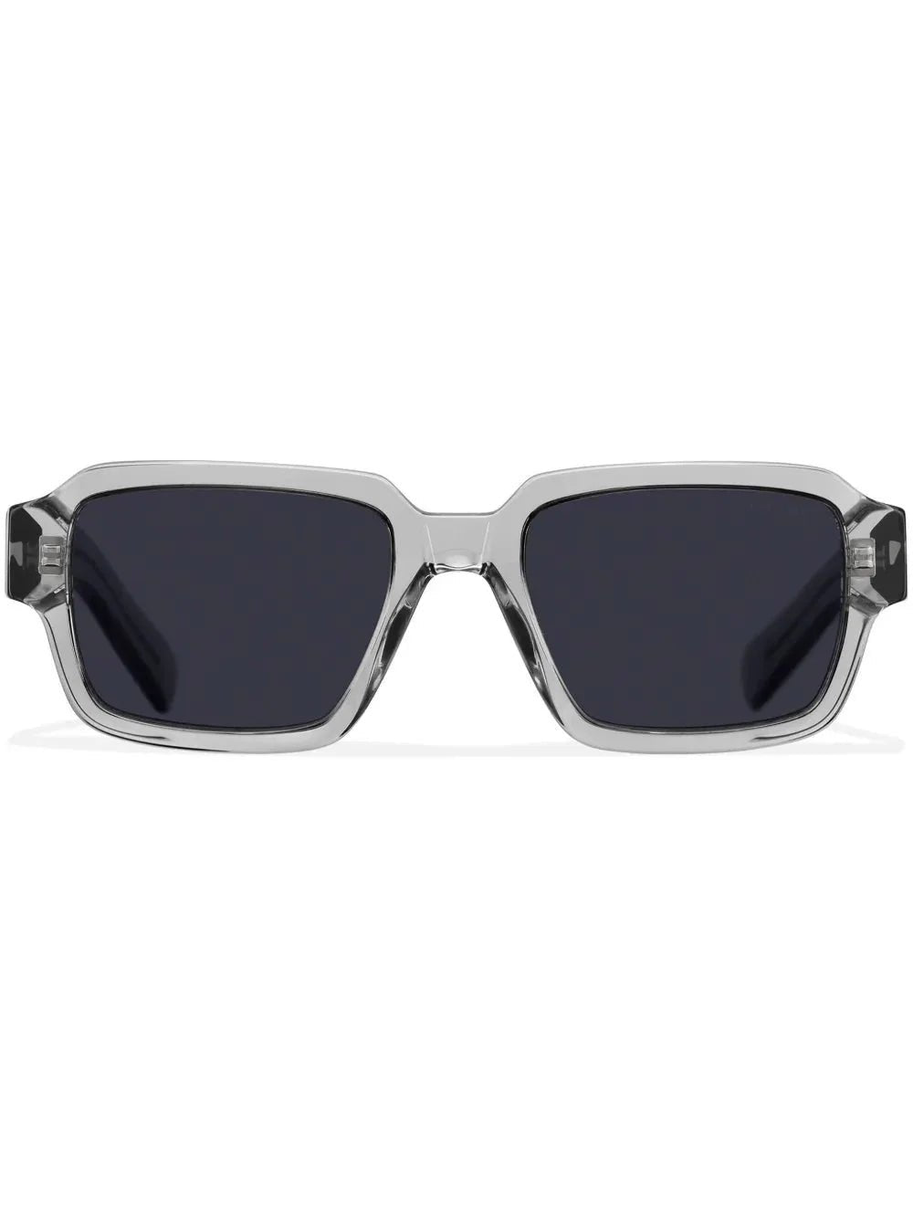 Prada Eyewear lunettes de soleil rectangulaires à logo - kleostreetwear