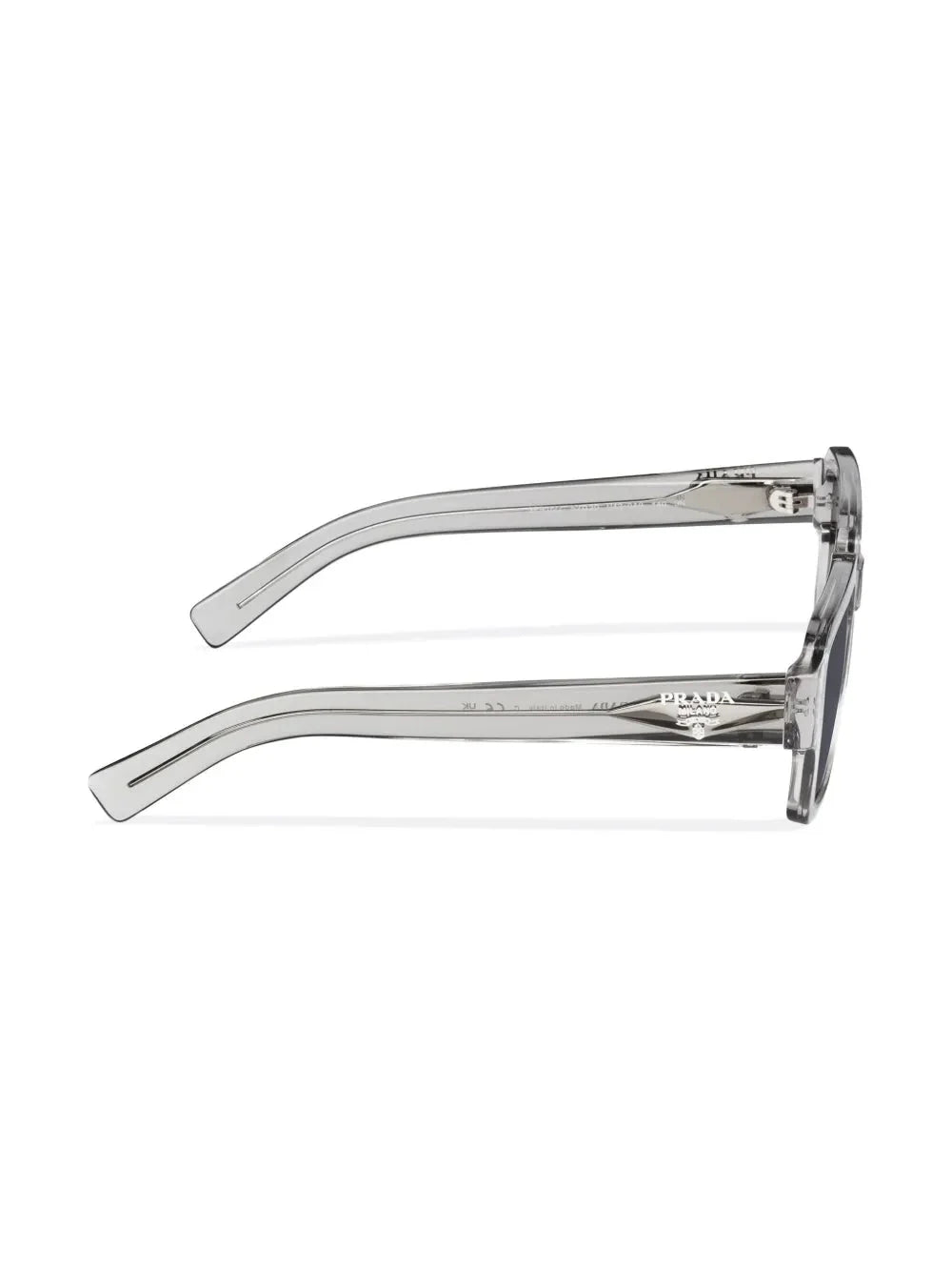 Prada Eyewear lunettes de soleil rectangulaires à logo - kleostreetwear