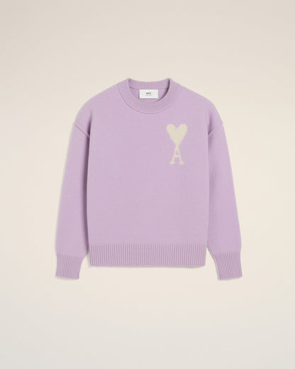 PURPLE WOOL AMI SWEATER - kleostreetwear