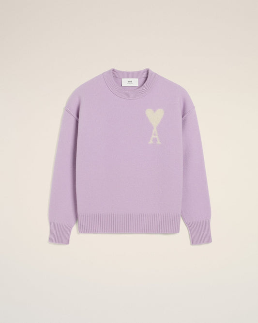 PURPLE WOOL AMI SWEATER - kleostreetwear