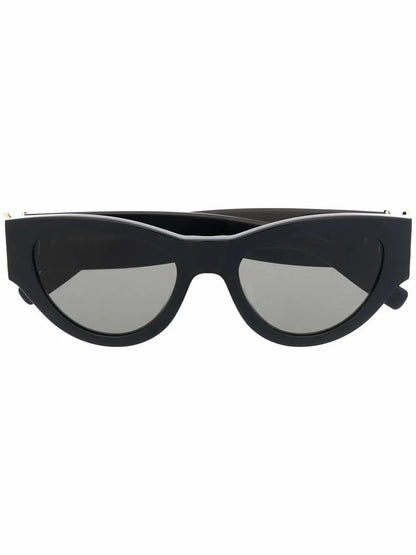 Saint Laurent Eyewear lunettes de soleil à monture ovale - kleostreetwear