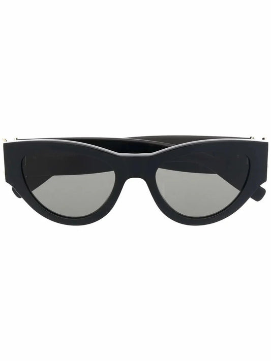 Saint Laurent Eyewear lunettes de soleil à monture ovale - kleostreetwear