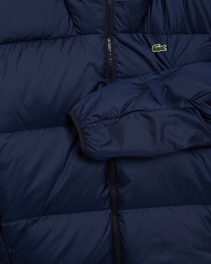 Short Water - Repellent Hooded Puffed Jacket - kleostreetwear
