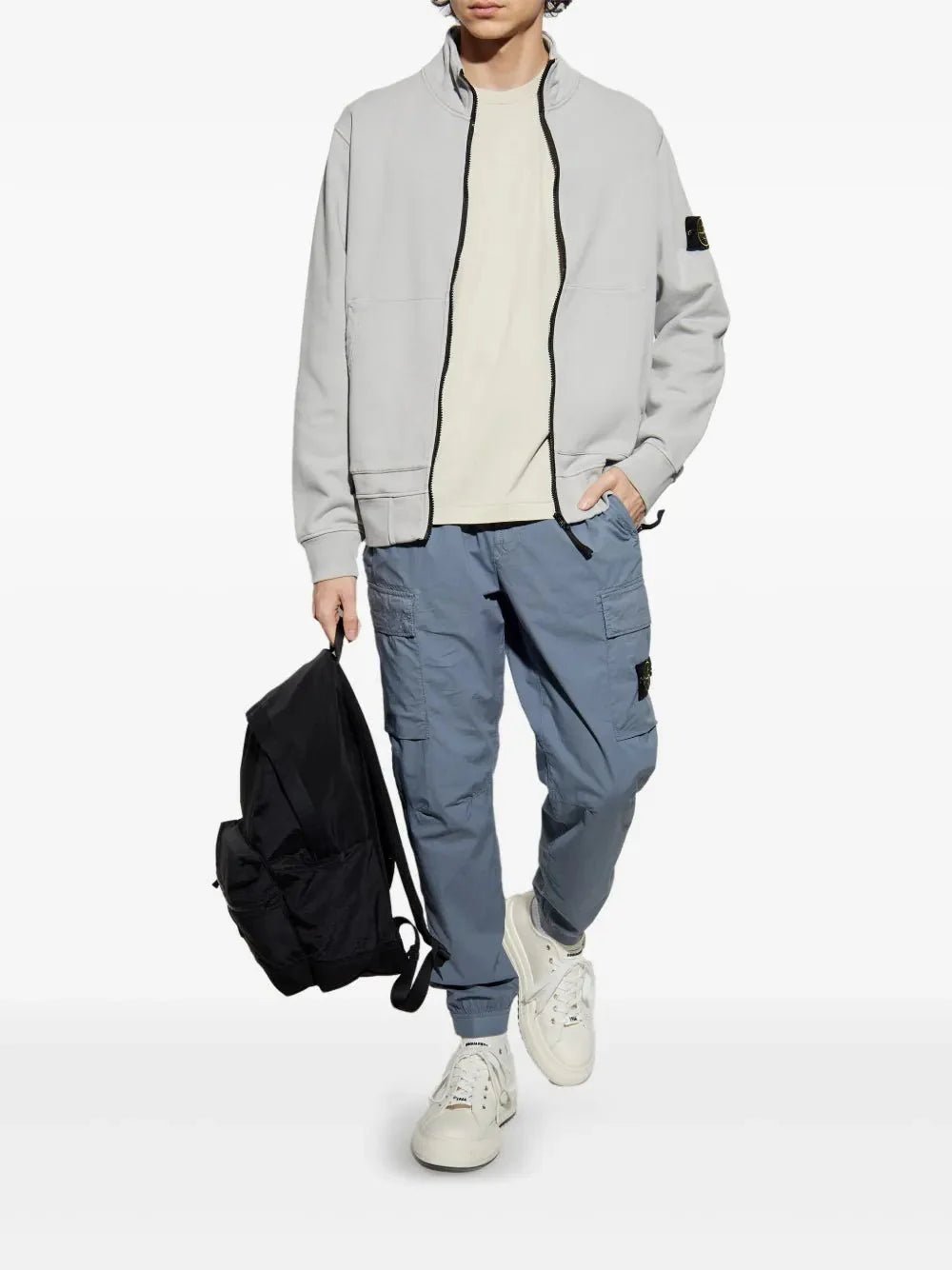 sweat en coton à patch Compass - kleostreetwear