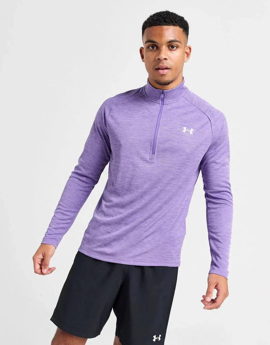 Under Armour Haut Zippé Tech Textured Homme - kleostreetwear