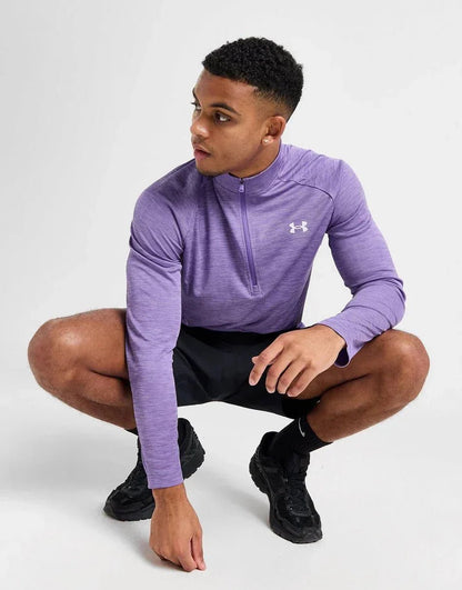 Under Armour Haut Zippé Tech Textured Homme - kleostreetwear